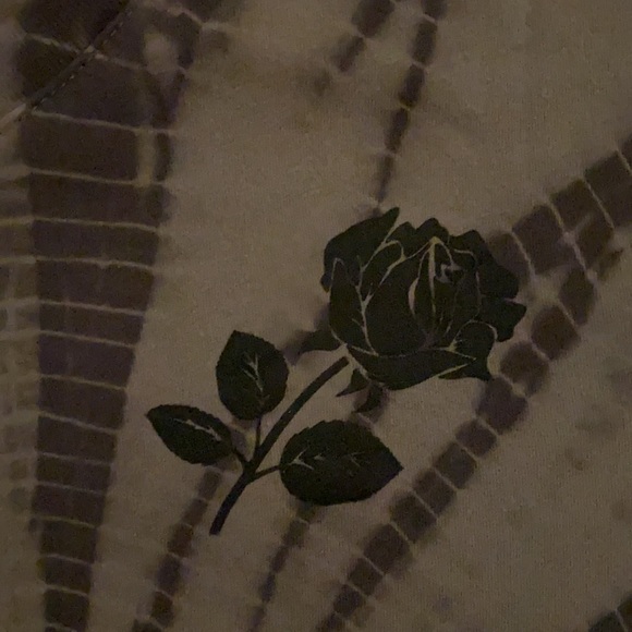 Long sleeve tye dye gray shirt - Picture 2 of 5